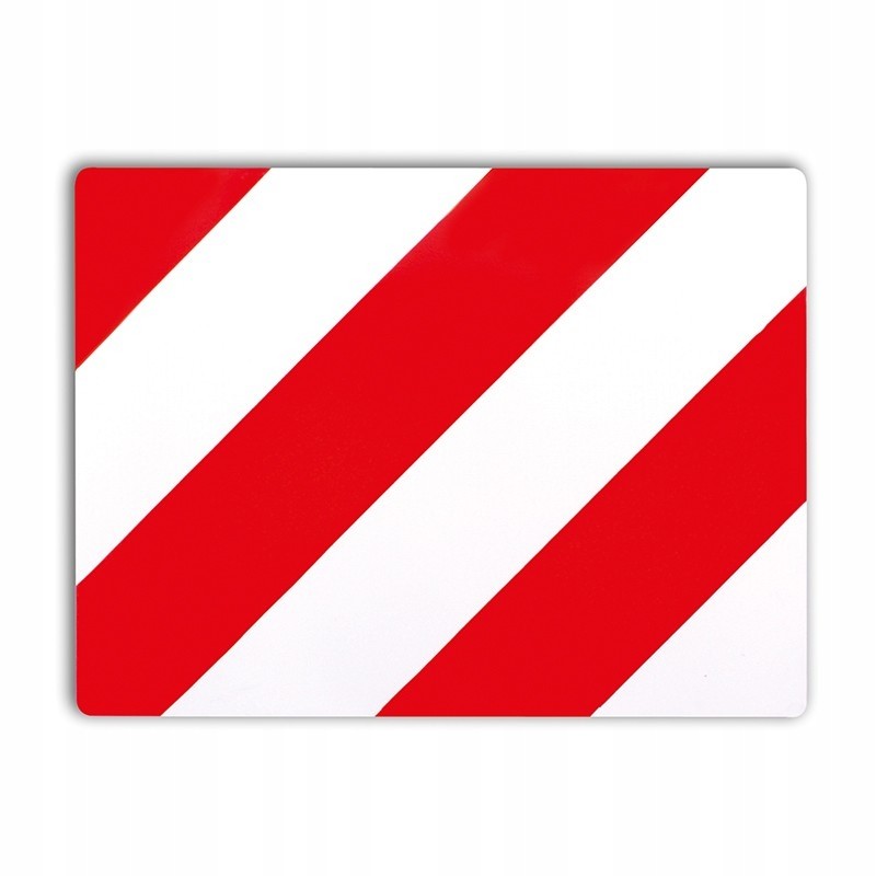 Left warning board, oversize, 30x40cm