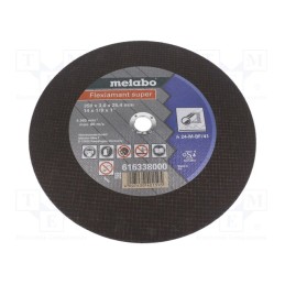 1 pcs x METABO - 616338000 - Cutting wheel, Ø: 350mm, Øhole: 25.4mm, Disc thick: 3mm, steel
