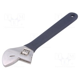 1 pcs x PROLINE - 29310 - Wrench, adjustable, 250mm, Max jaw capacity: 28mm, forged,satin