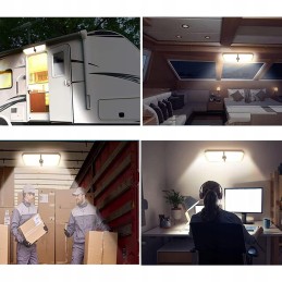 Ceiling lamp lighting for campers, trailer cabins, 12v