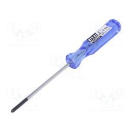 1 pcs x ENGINEER - DTY-03 - Screwdriver, Y (TP), Y2,4, Blade length: 75mm, Overall len: 146mm