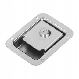 Metal lock for trailer doors