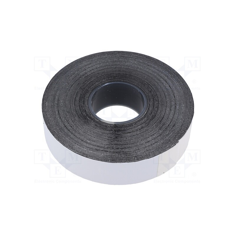 1 rol x SCAPA - TASMA 2517 25MM/10M CZARNA - Tape: self-amalgamating, black, 25mm, L: 10m, Thk: 0.75mm, -40÷100°C