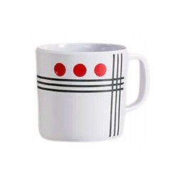 Berger dots melamine mug with handle, 350 ml