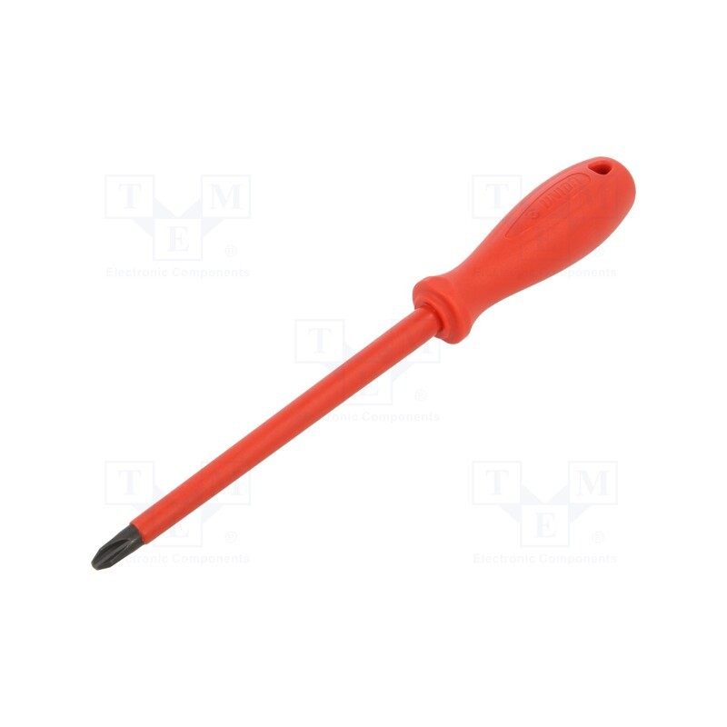 1 pcs x UNIOR - 616481 - Screwdriver, insulated, Phillips, PH3, Blade length: 150mm, 1kVAC
