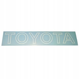 Toyota forklift sticker with mast front inscription