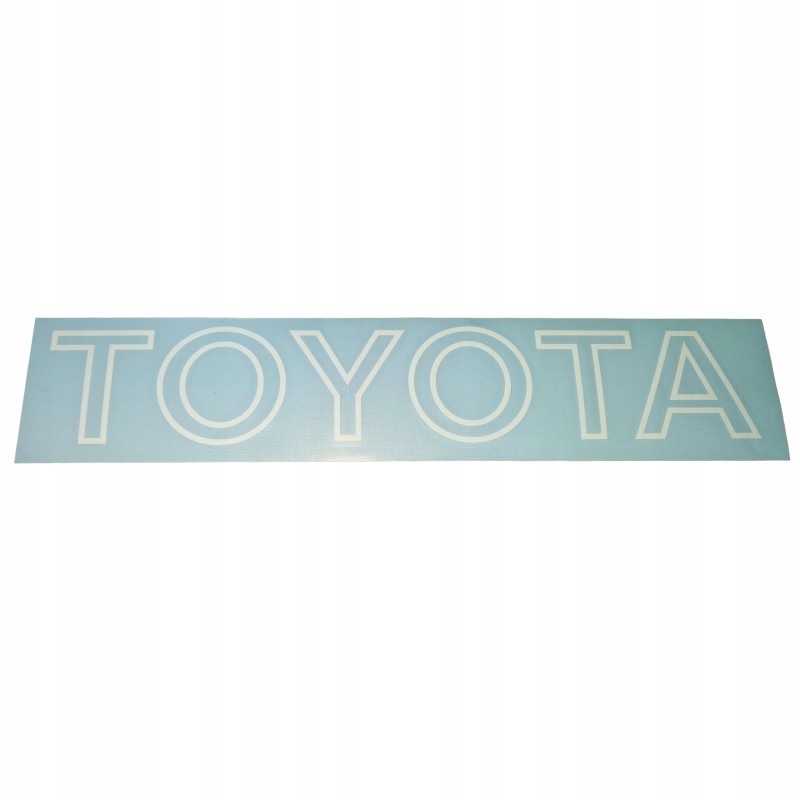 Toyota forklift sticker with mast front inscription