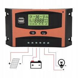 MPPT solar charging controller 30a
