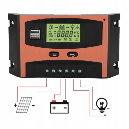 MPPT solar charging controller 30a