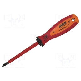 1 pcs x UNIOR - 616445 - Screwdriver, insulated, Phillips, PH2, Blade length: 100mm, 1kVAC