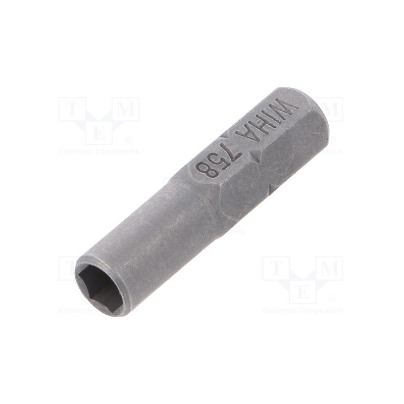 1 pcs x WIHA - 39964 - Adapter, Mounting: 1/4' (C6,3mm),hexagonal 4mm, with magnet
