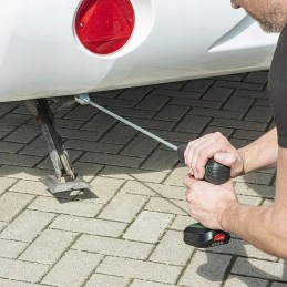 Caravan support wrench 23mm 540mm long