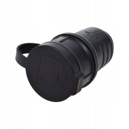 Schuko female socket, hermetic, tight cable