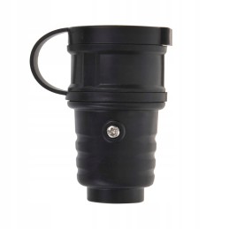 Schuko female socket, hermetic, tight cable