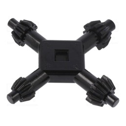 1 pcs x WOLFCRAFT - 2635000 - Key for the drill chuck