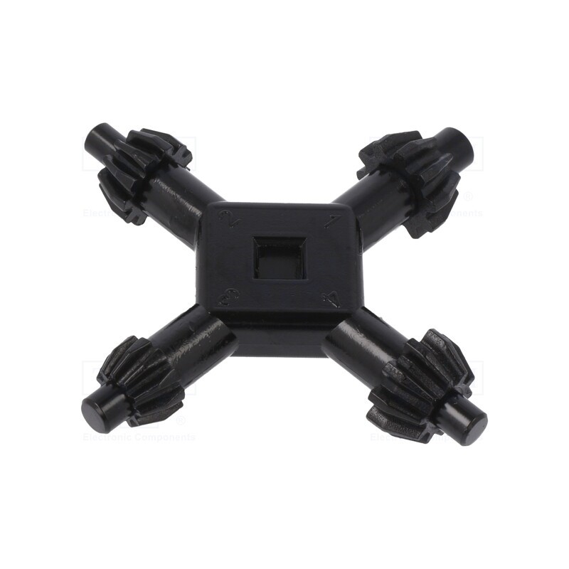 1 pcs x WOLFCRAFT - 2635000 - Key for the drill chuck