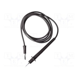 1 pcs x MUELLER ELECTRIC - BU-2641-D-48-0 - Test lead, 10A, probe tip,banana plug 4mm, Urated: 600V, Len: 1.2m