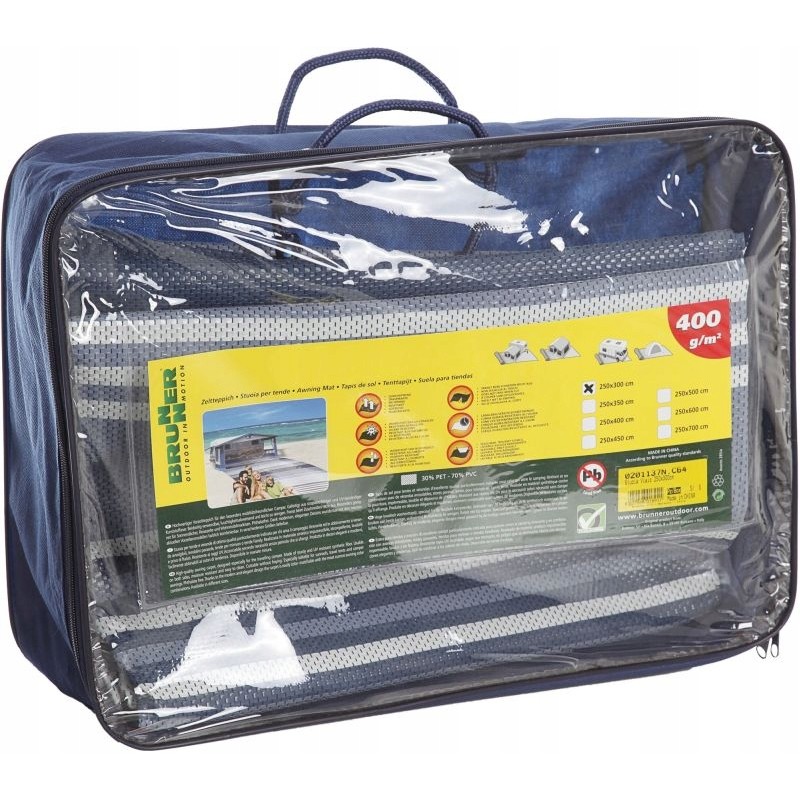 Kinetic vestibule carpet 700x250cm Brunner