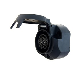 Trailer socket 13 pin plastic hook socket