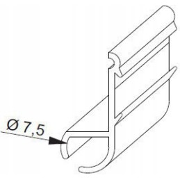 Aluminum strip, corner aluminum profile, kedra
