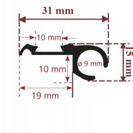 Aluminum strip, corner aluminum profile, kedra