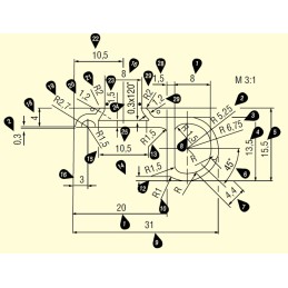Aluminum strip, corner aluminum profile, kedra