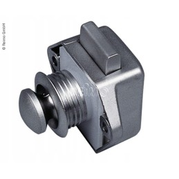 Push lock mini silver furniture lock