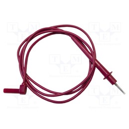 1 pcs x MUELLER ELECTRIC - BU-2241-D-48-2 - Test lead, 20A, probe tip,angular banana plug 4mm, Urated: 1kV