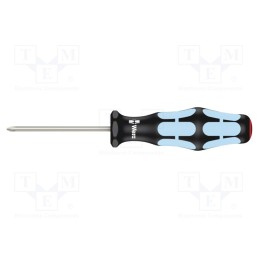 1 pcs x WERA - 5032020001 - Screwdriver, Phillips, PH0, Blade length: 60mm, Overall len: 141mm