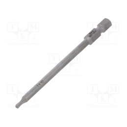 1 pcs x WERA - 5059700001 - Screwdriver bit, spherical,Torx®, TX10, Overall len: 89mm