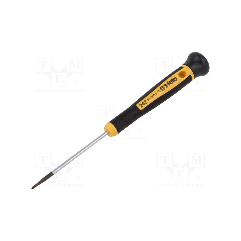 1 pcs x FELO - 242 000 50 - Screwdriver, Phillips, precision, PH000