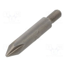 1 pcs x WIHA - 1943 - Screwdriver bit, Phillips, PH2, Overall len: 45mm, Mounting: M5
