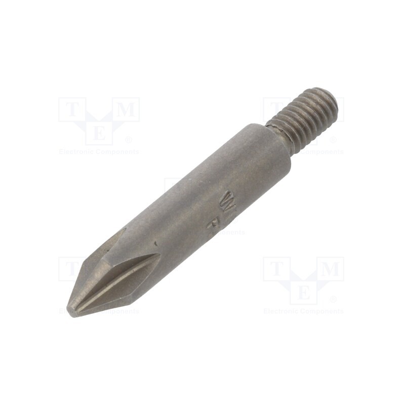 1 pcs x WIHA - 1943 - Screwdriver bit, Phillips, PH2, Overall len: 45mm, Mounting: M5
