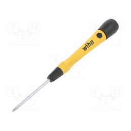 1 pcs x WIHA - 43677 - Screwdriver, Phillips, precision, PH0, ESD, PicoFinish® ESD