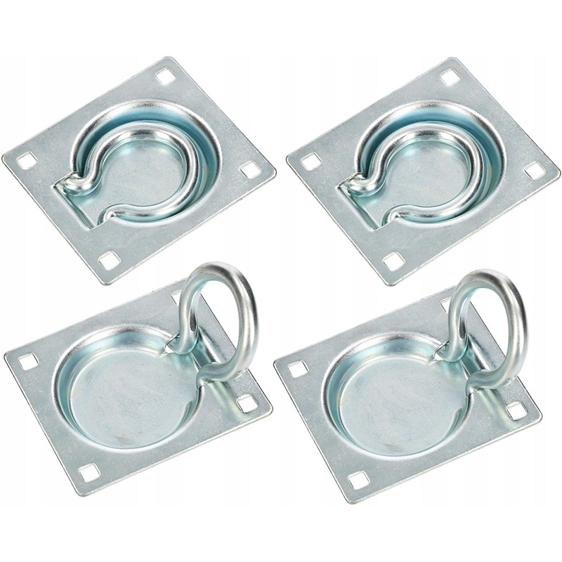 Load securing holder 90x75 mm, recessed, 4 pcs