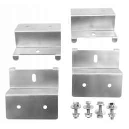 Mounting brackets for solar photovoltaic panels