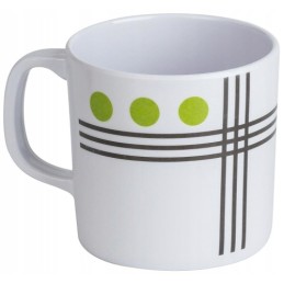 Berger dots melamine mug with handle, 350 ml