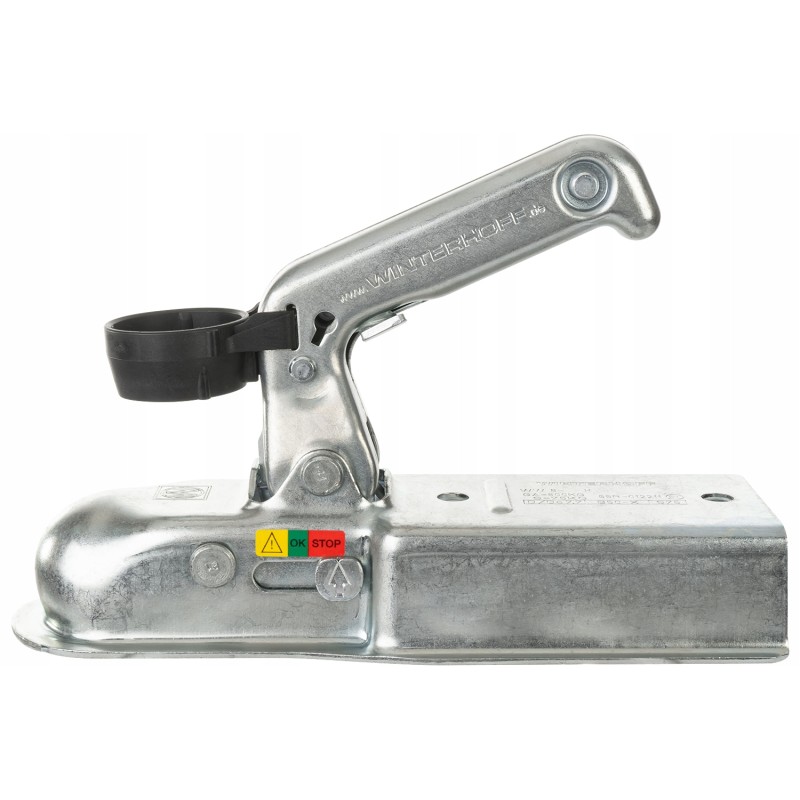 Ball hitch for winterhoff trailer 800kg square drawbar 70mm