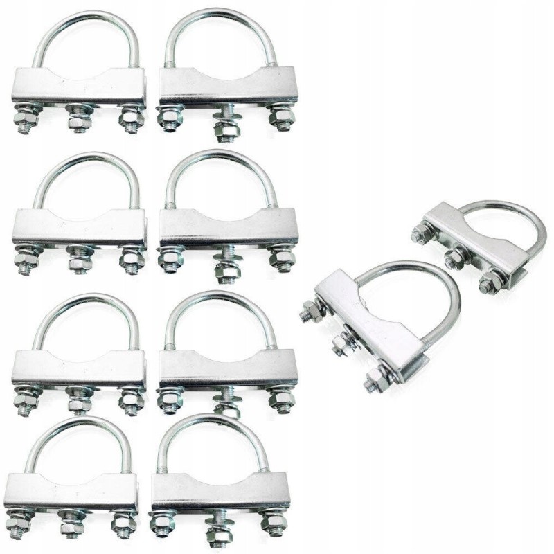 Round clamp set of 10 pieces 60mm wheel clamp