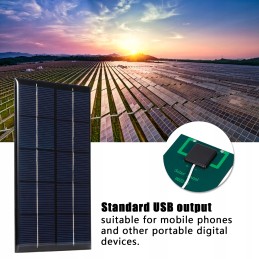 2w 5v polysilicon solar panel charger
