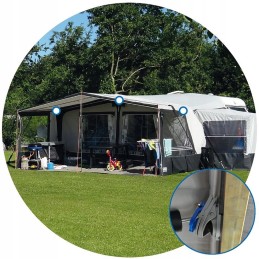 Vestibule holder, screwless SHS hook attachment