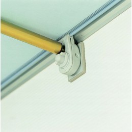 Vestibule holder, screwless SHS hook attachment