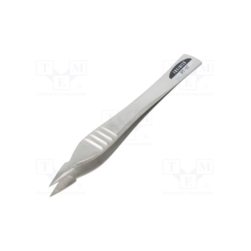 1 pcs x ENGINEER - PT-07 - Tweezers, 125mm, universal, Blade tip shape: sharp