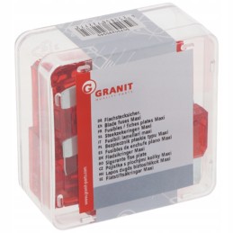 Plug-in flat fuses 32v 50a 10pcs granite