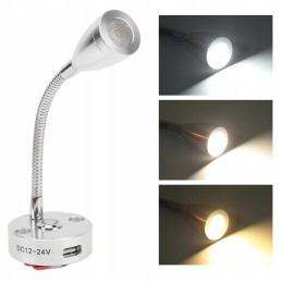 Wall lamp 12 24v LED rotating lamp