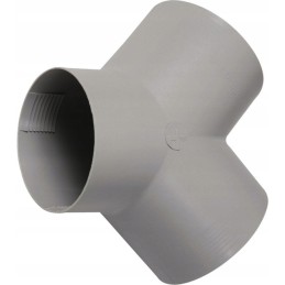 Tee for truma um pipes 65mm 80mm gray