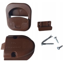 Furniture cabinet lock with button lilie caravan mot 3