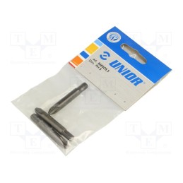 1 pcg x UNIOR - 602396 - Screwdriver bit, Phillips, PH3, Overall len: 50mm, 3pcs.