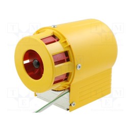 1 pcs x KLAXON SIGNALS - SLD-0002 - Signaller: sound, siren, 230VDC, 230VAC, 127dB, Super M, IP65, 1A