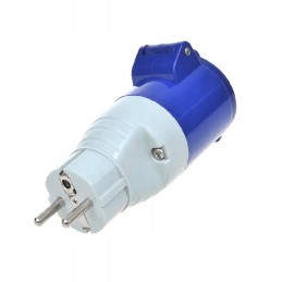 Cee connection, camping adapter with Schuko plug